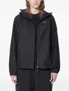 Helly Hansen Vancouver Hooded Zip-up Rain Jacket In Black