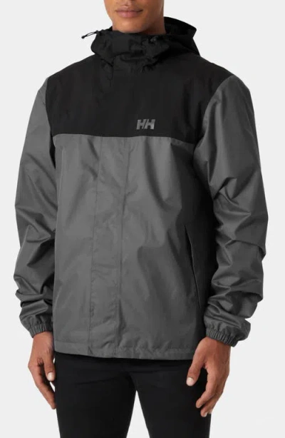 Helly Hansen Vancouver Rain Jacket In Gray