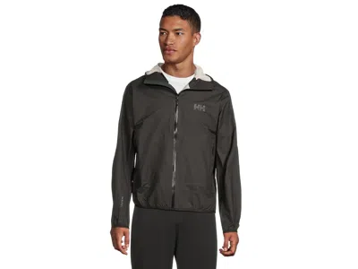 Helly Hansen Verglas 2.5l Fastpack Jacket Men's Jacket Black: Sm In Gray