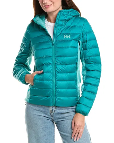 Helly Hansen Verglas Down Hybrid Hood 2.0 In Green