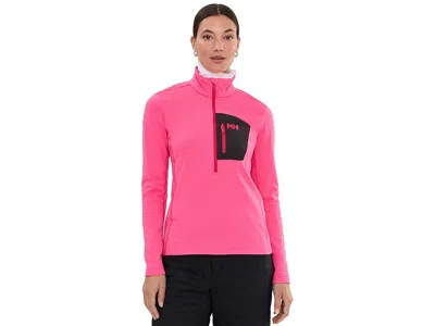 Helly Hansen Versalite 1/2 Zip Fleece Women's Sweater Hot Pink: Md, Fleece/polyester In Multi