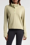 Helly Hansen Versalite Cinched Half-zip Top In 463 Light Lav