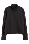 Helly Hansen Versalite Cinched Half-zip Top In 990 Black