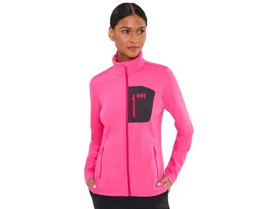 Helly Hansen Versalite Fleece Jacket Women's Sweatshirt Hot Pink: Md, Elastane/polyester