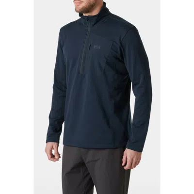 Helly Hansen Versatile Half Zip Midlayer Fleece Pullover In Blue