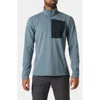 Helly Hansen Versatile Half Zip Midlayer Fleece Pullover In Blue