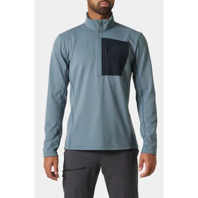 Helly Hansen Versatile Half Zip Midlayer Fleece Pullover In Blue
