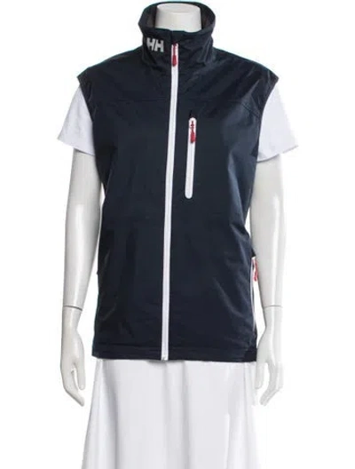 Pre-owned Helly Hansen Vest In Blue