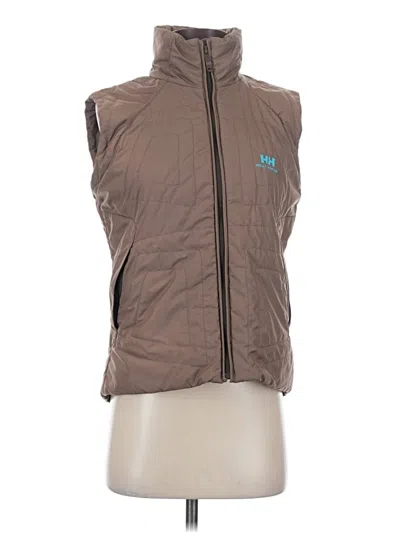 Pre-owned Helly Hansen Vest In Brown