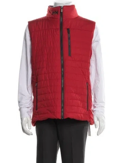 Pre-owned Helly Hansen Vest In Red