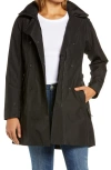 Helly Hansen Welsey Ii Insulated Waterproof Trench Coat In Black