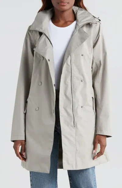 Helly Hansen Welsey Ii Waterproof Trench Coat In Gray