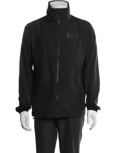 Pre-owned Helly Hansen Windbreaker In Black