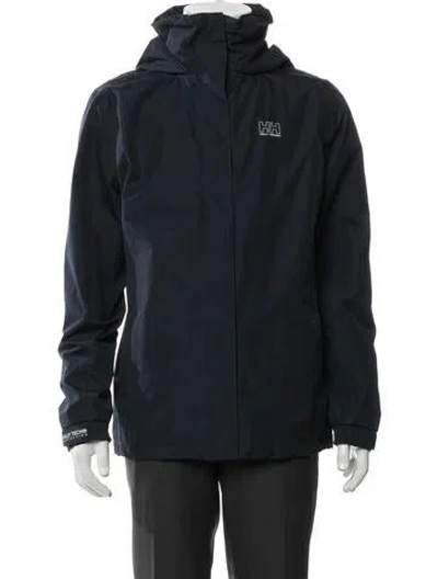 Pre-owned Helly Hansen Windbreaker In Blue
