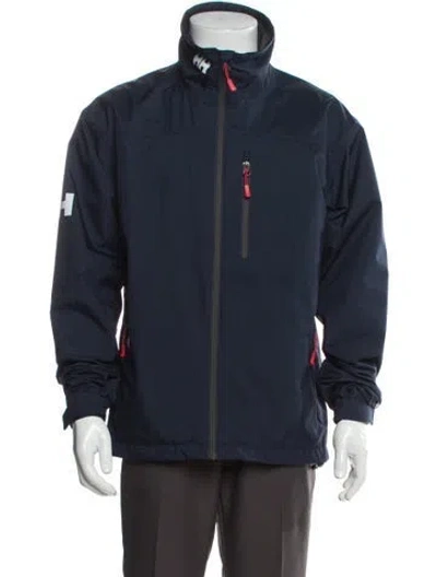 Pre-owned Helly Hansen Windbreaker In Blue