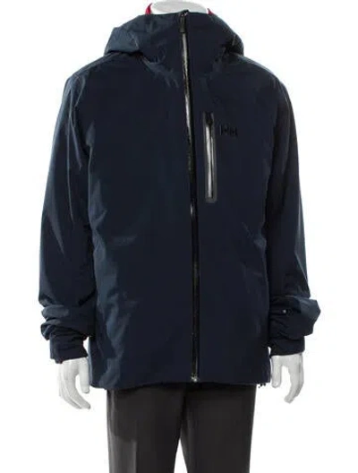 Pre-owned Helly Hansen Windbreaker In Blue