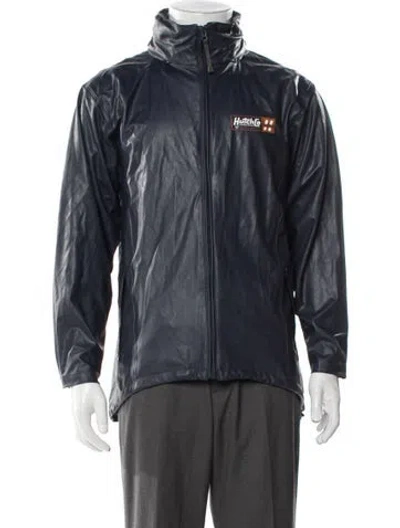 Pre-owned Helly Hansen Windbreaker In Blue