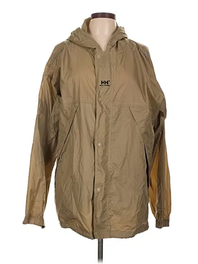 Pre-owned Helly Hansen Windbreaker Jacket In Gold