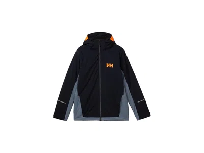 Helly Hansen Winter Insulated Jacket Kid's Coat Navy : 12 Big Kid, Polyamide In Black