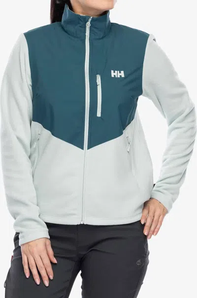 Helly Hansen Women's Daybreaker Block Jacket In Green Mist In Blue