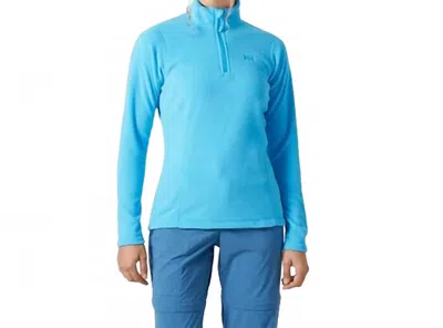 Helly Hansen Women's Daybreaker Half Zip Top In Aqua In Blue