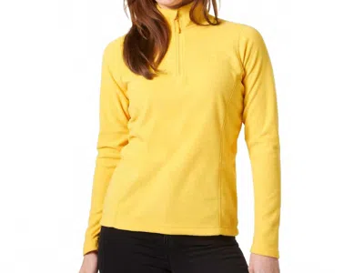 Helly Hansen Women's Daybreaker Half Zip Top In Honeycomb In Yellow