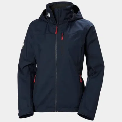 Helly Hansen Women's Hooded Crew Jacket In Navy In Multi