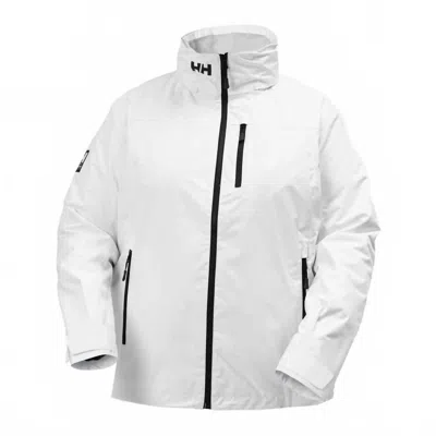 Helly Hansen Women's Hooded Crew Midlayer Plus Jacket In White