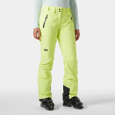 Helly Hansen Women's Insulated Legendary Pants In Sunny Lime In Green