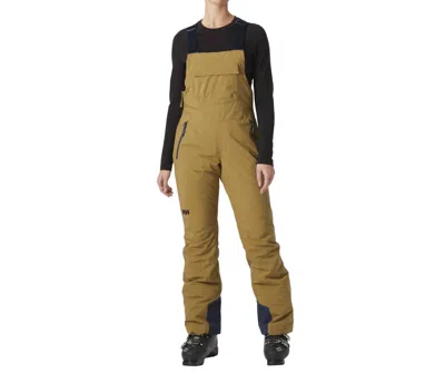Helly Hansen Women's Legendary Insulated Bib Pant In Lynx In Green