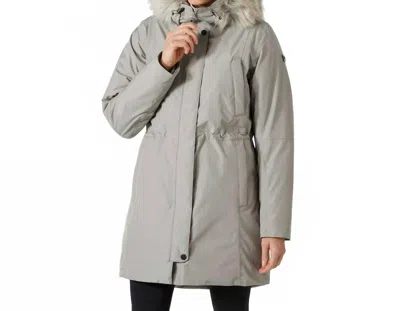 Helly Hansen Women's Senja Parka Coat In Terrazzo In Gray