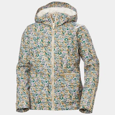 Helly Hansen Women's St. Moritz Insulated Jacket In Sand Floral Aop In Multi