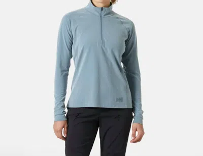 Helly Hansen Women's Tyri Knit 1/2 Zip Pullover In Washed Navy Melange In Blue