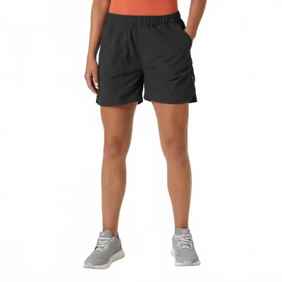 Helly Hansen Women's Vetta Hiking Shorts In Ebony In Gray