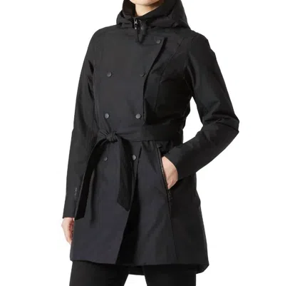 Helly Hansen Women's Welsey Ii Trench Coat In Black