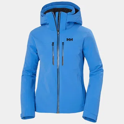 Pre-owned Helly Hansen Womens Alphelia Lifaloft Jacket - Medium Blue Professional
