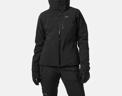 Helly Hansen Womens Alphelia Ski/snowboard Jacket In Black In Blue