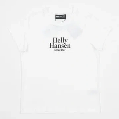 Helly Hansen Womens Core Graphic T-shirt In White