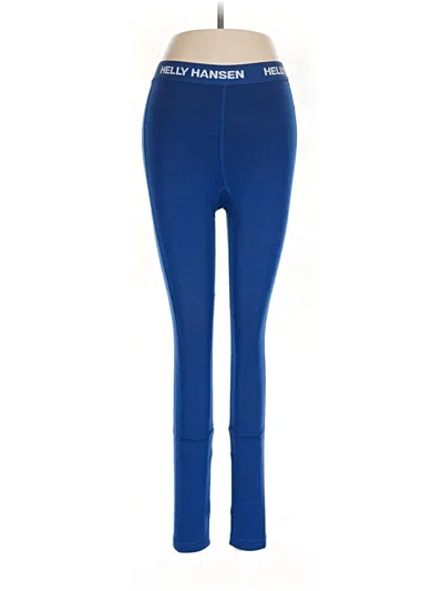 Pre-owned Helly Hansen Wool Pants In Blue
