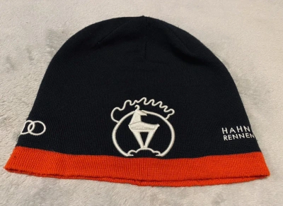Pre-owned Helly Hansen X Outdoor Life Ski Hype Y2k Warm Straight Hat Helly Hensen Audi Alive1877 In Black