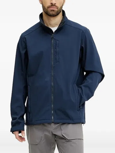 Helly Hansen Zip-fastening Softshell Jacket In Blue