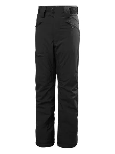 Helly Hansen Kids' Zip-pocket Ski Trousers In Black