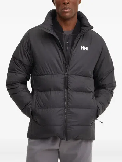 Helly Hansen Zip Puffer Jacket In Black