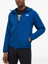 Helly Hansen Zipp Hooded Jacket In Blue