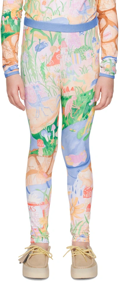 Helmstedt Leggings Aus Baumwolljersey Mit Druck In Vivid Garden