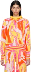 Helmstedt Multicolor Alda Sweater In Yellow
