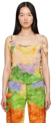 Helmstedt Multicolor Bibbi Tank Top In Lucid Moss