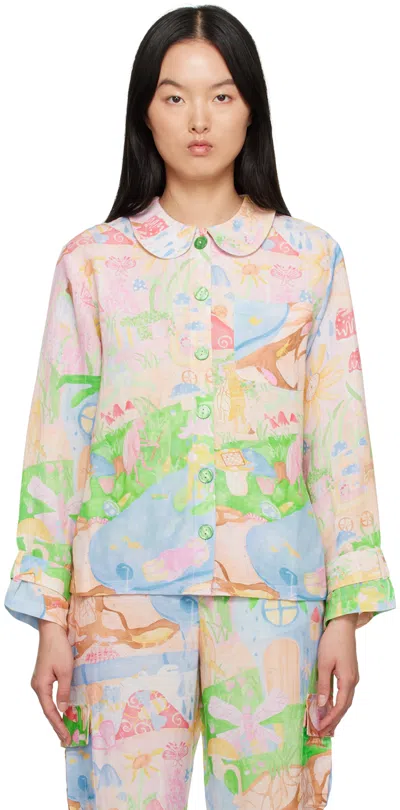 Helmstedt Multicolor Mita Shirt In Vivid Garden