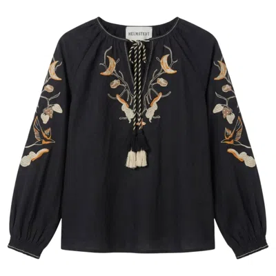 Helmstedt Women's Black Eline Blouse In Multi