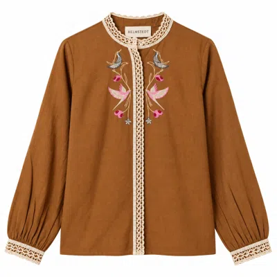 Helmstedt Women's Brown Linea Blouse